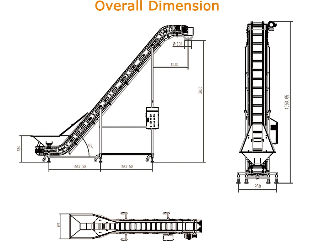 Tt-IC-01 Pneumatic Conveyor Chicken Wings Pneumatic Conveying System