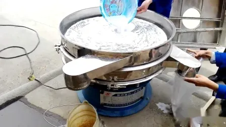 Máquina de filtro vibratório para filtragem de impurezas de óleo vegetal