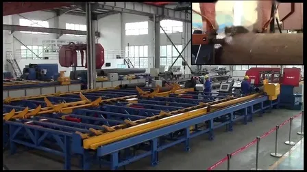 Linhas de produção de fabricação de tubos que transportam sistema logístico