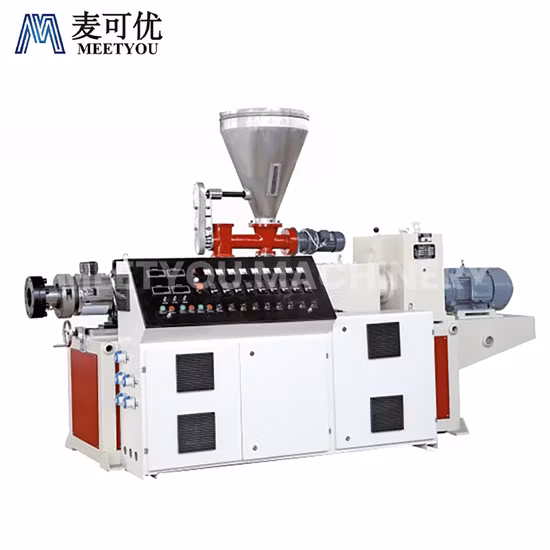 Máquinas Meetyou Máquina extrusora de folha de PVC personalizada China PVC PP PE WPC PC Preço competitivo Máquina de perfil de aço Dispositivo de alimentação de configuração de fabricantes